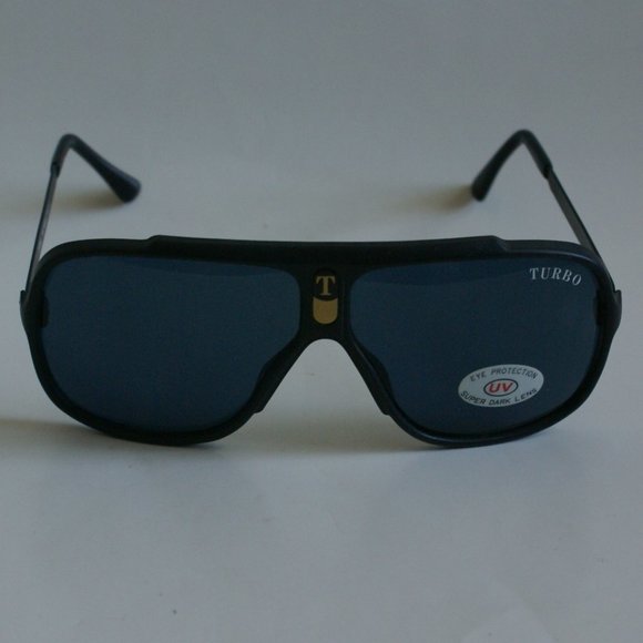 NWT TruVintage Combo frame "turbo" logo Navigator style smoke lens Sunglasses - Picture 1 of 5